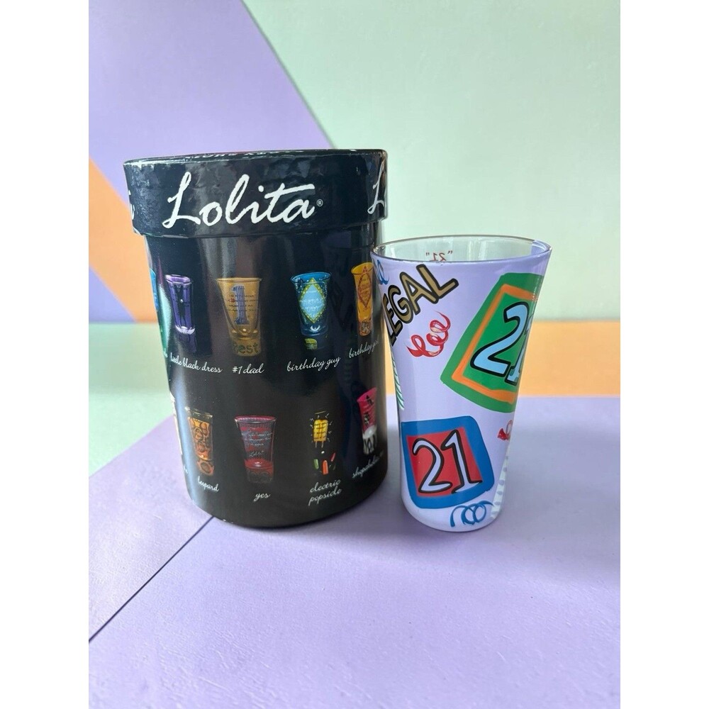 Lolita Party Shots “21” Shot Glass 2 Oz. Birthday Gift